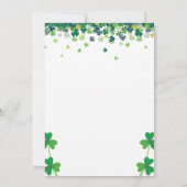 Saint Patricks Day Party Invitation 招待状 (裏面)