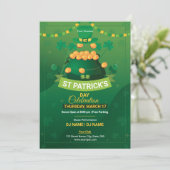 Saint Patrick's Day Party Invitation Flyer 招待状 (スタンド正面)
