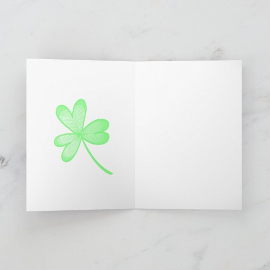 Saint Patrick's Day Turtle カード (内部)