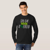 Saint Patrick's Get Shamrocked Drinking Paddy's Da Tシャツ (正面フル)