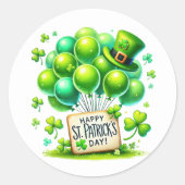 Saint Patrick's Stickers ラウンドシール (正面)