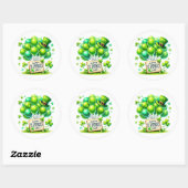 Saint Patrick's Stickers ラウンドシール (シート)