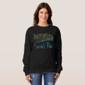 Saint Paul City Minnesota souvenir  for men women  スウェットシャツ (正面フル)