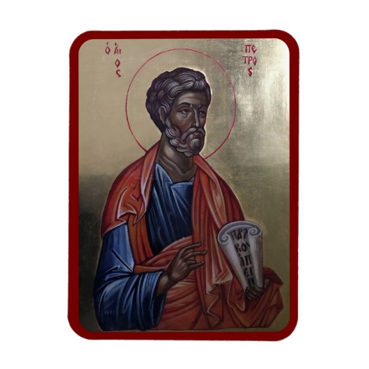 Saint Peter The Apostle Orthodox Icon マグネット (縦)