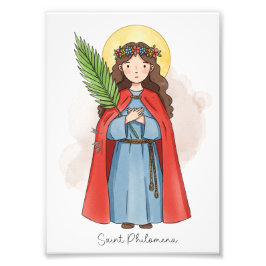 Saint Philomena, Catholic Photo Print フォトプリント
