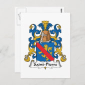 Saint-Pierre 家紋 ポストカード (正面/裏面)