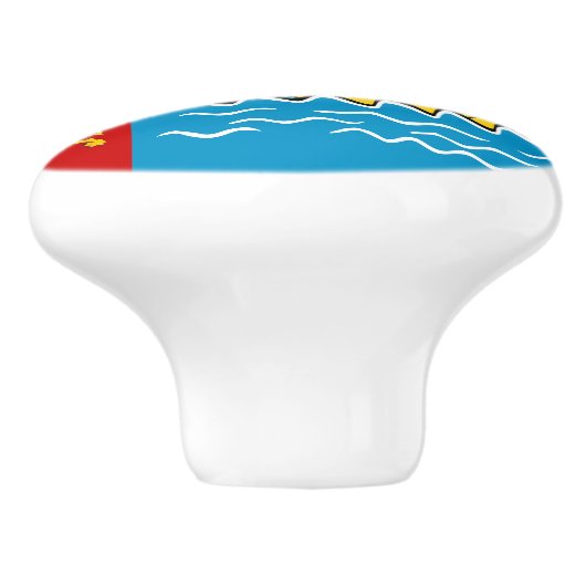 Saint Pierre and Miquelon Flag セラミックノブ (側面)