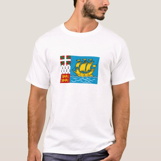 Saint Pierre and Miquelon Flag Tシャツ (正面)