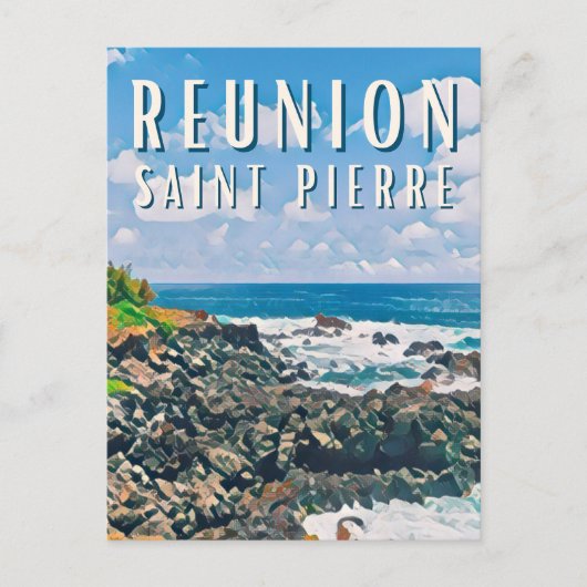 Saint-Pierre Photo Vintage  ポストカード (正面)