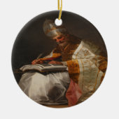 Saint Pope Gregory the Great セラミックオーナメント (正面)