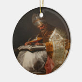 Saint Pope Gregory the Great セラミックオーナメント (左)