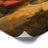 Saint Praxedis by Johannes Vermeer ポスター (角)