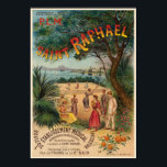 Saint-Raphaël France Vintage Poster 1893 ポスター<br><div class="desc">Vintage travel poster from Saint-Raphaël in France. Published in 1893. Please note that our posters are high quality reproductions based on professional, very high resolution scans off the originals. Our manual retouching process does not involve the use of filters that remove any original details or texture that you will see...</div>