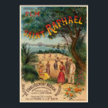 Saint-Raphaël France Vintage Poster 1893 ポスター<br><div class="desc">Vintage travel poster from Saint-Raphaël in France. Published in 1893. Please note that our posters are high quality reproductions based on professional, very high resolution scans off the originals. Our manual retouching process does not involve the use of filters that remove any original details or texture that you will see...</div>