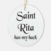 saint rita coffee mug セラミックオーナメント (左)