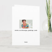 Saint Sebastian Fine Art Greetings Card カード (裏面)