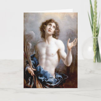 Saint Sebastian Fine Art Greetings Card カード
