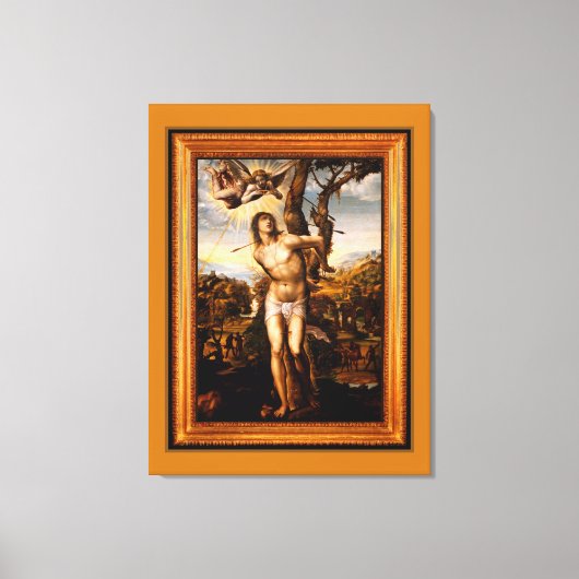 SAINT SEBASTIAN Streted Canvas Print キャンバスプリント (正面)