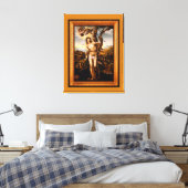 SAINT SEBASTIAN Streted Canvas Print キャンバスプリント (インサイチュ (寝室))
