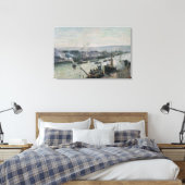 Saint-Sever Port, Rouen, 1896 キャンバスプリント (インサイチュ (寝室))