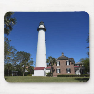 Saint Simons Islandライトハウスの作成 マウスパッド