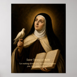 Saint Teresa of Avila Art Print ポスター