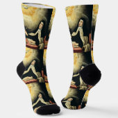 Saint Teresa of Avila Mystic of Fire Art  ソックス (傾斜あり)