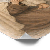 Saint Thérèse with Child Jesus Catholic ポスター (角)