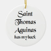 saint thomas aquinas セラミックオーナメント (正面)