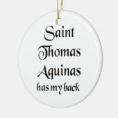 saint thomas aquinas セラミックオーナメント (左)