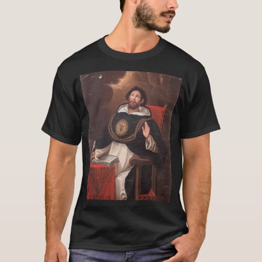 Saint Thomas Aquinas By Luis Munoz Lafuente Tシャツ (正面)