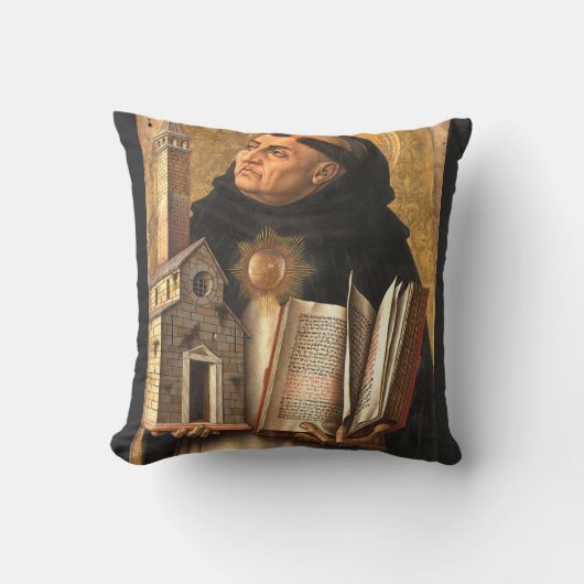 Saint Thomas Aquinas Doctor of Truth クッション (正面)