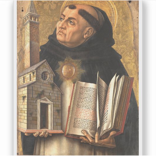 Saint Thomas Aquinas Doctor of Truth シール (正面)