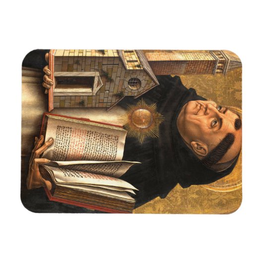 Saint Thomas Aquinas Doctor of Truth マグネット (横)