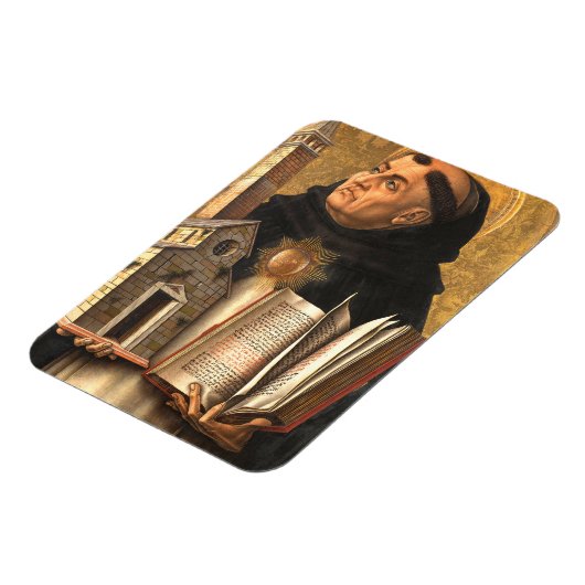 Saint Thomas Aquinas Doctor of Truth マグネット (左側)