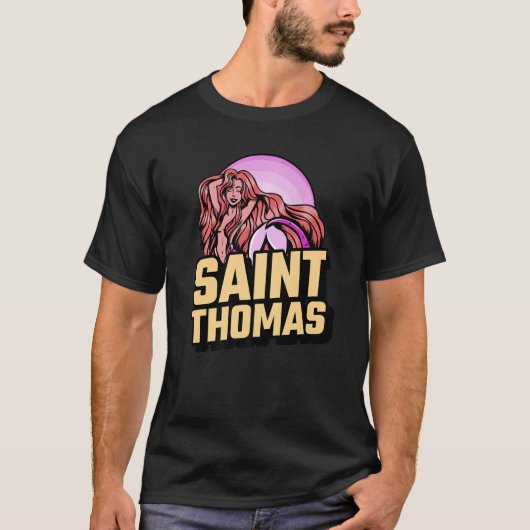 Saint Thomas US Virgin Islands Premium Tシャツ (正面)