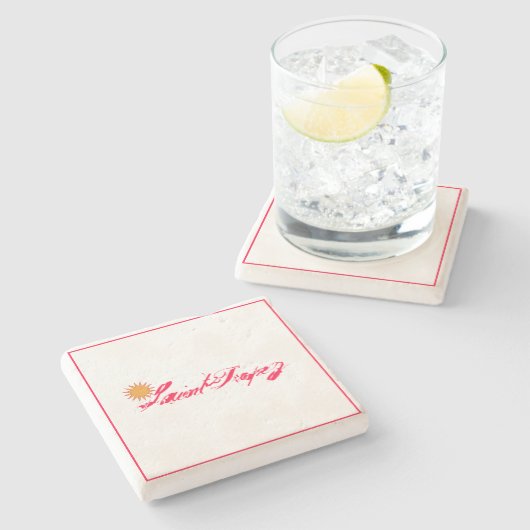 Saint-Tropez Côte d’Azur french riviera Soleil Sun ストーンコースター (横)