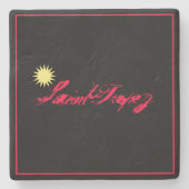 Saint-Tropez Côte d’Azur french riviera Soleil Sun ストーンコースター (正面)