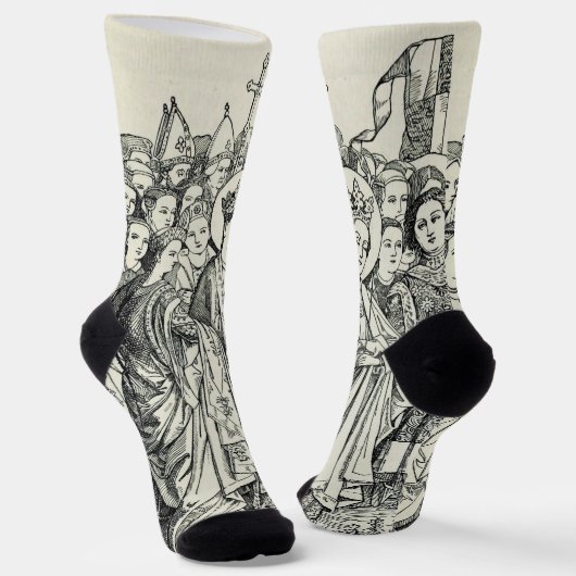 Saint Ursula virgin and martyr ソックス (傾斜あり)