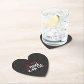 Saint valentin "Shut Up and Kiss Me" ペーパーコースター (インサイチュ)