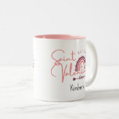 Saint Valentinoあなた賛美のカスタマイズが大好き ツートーンマグカップ (正面右)