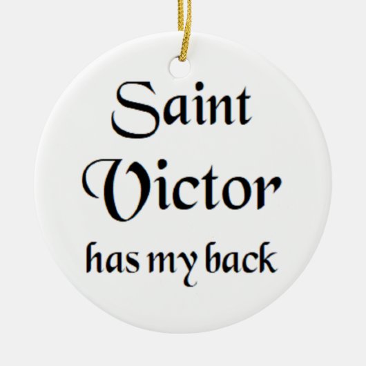 saint victor coffee mug セラミックオーナメント (正面)