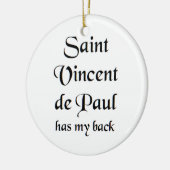saint vincent de paul セラミックオーナメント (左)