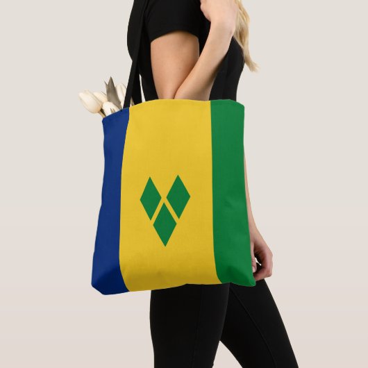 Saint Vincent Flag トートバッグ (クローズアップ)