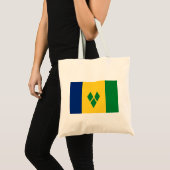 Saint Vincent Flag トートバッグ (正面(商品))