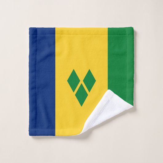 Saint Vincent Flag バスタオルセット (ウォッシュタオル)