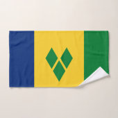 Saint Vincent Flag バスタオルセット (ハンドタオル)