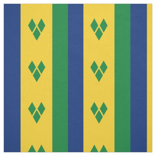 Saint Vincent Flag ファブリック (見本)