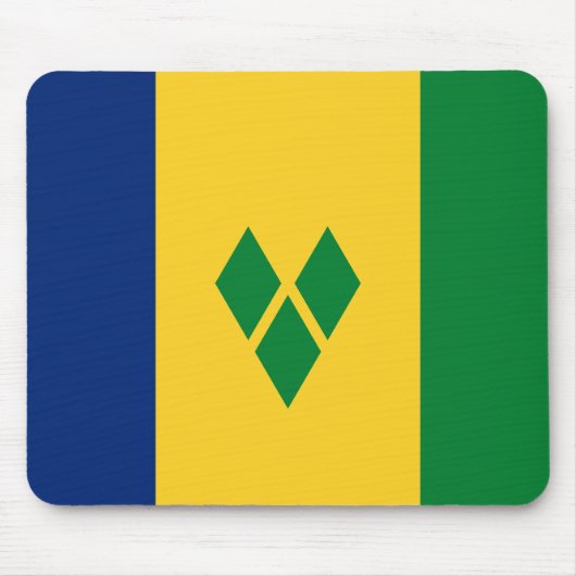 Saint Vincent Flag マウスパッド (正面)