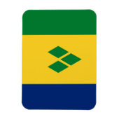 Saint Vincent Flag マグネット (縦)
